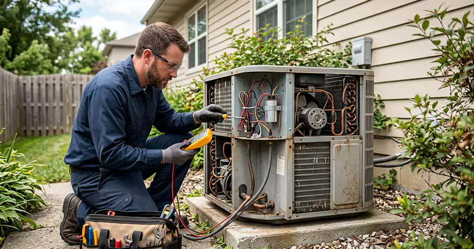 Outdoor AC Unit Repair