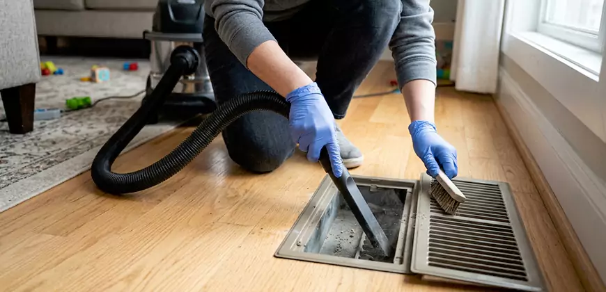 Ducted Heating Filter Cleaning in Newport News